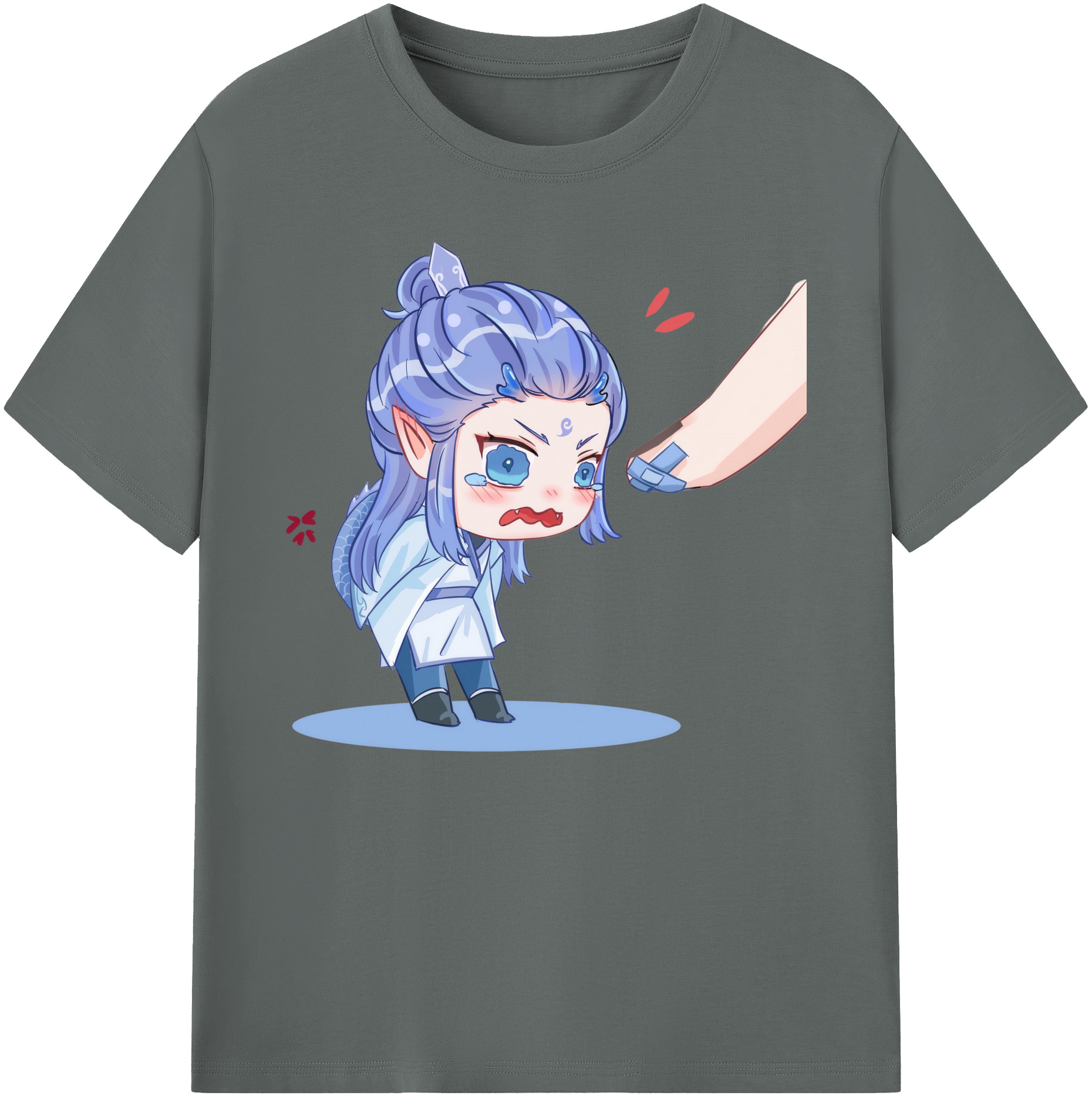 （画像用） Ne Zha 2 ナタ 魔童の大暴れ 綿100％ メンズ半袖Tシャツ｜肌触りやわらか＆通気性